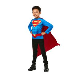 Déguisement top et cape Superman - Taille 5-8 ans