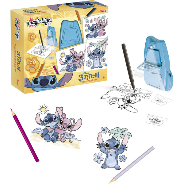 Projecteur à dessins Magic Lign - Stitch et Angel
