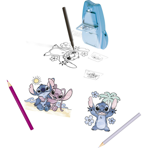 Projecteur à dessins Magic Lign - Stitch et Angel