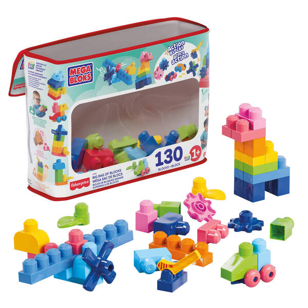 Sac 130 briques Mega Bloks