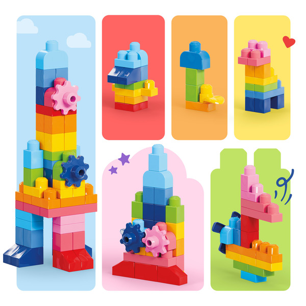 Sac 130 briques Mega Bloks