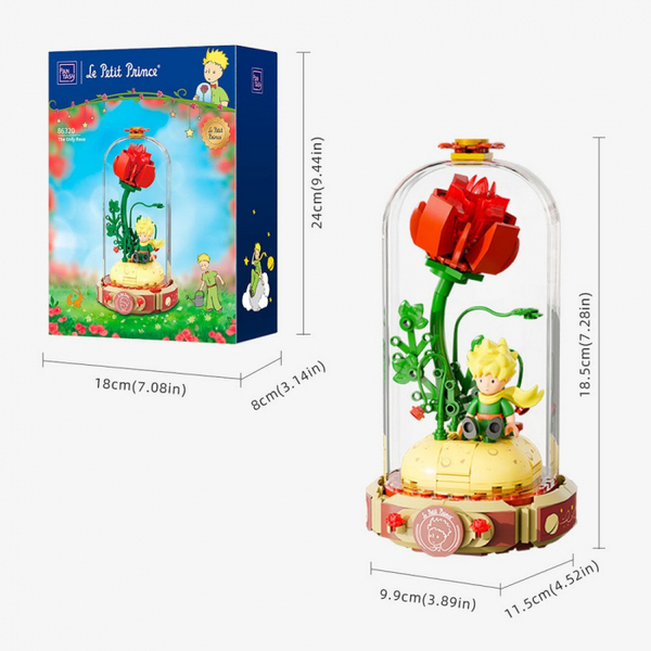 Figurine Pantasy à construire - Le Petit Prince avec la rose
