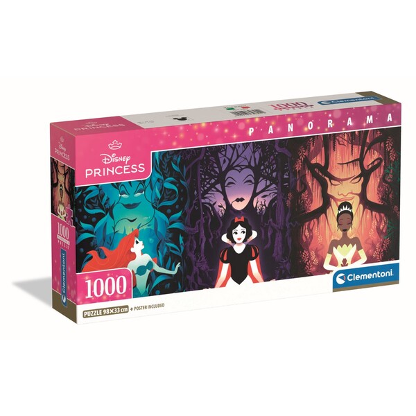 Puzzle 1000 pièces Panorama - Disney Princess