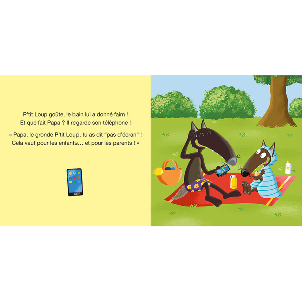 P tit loup passe une journée sans écran