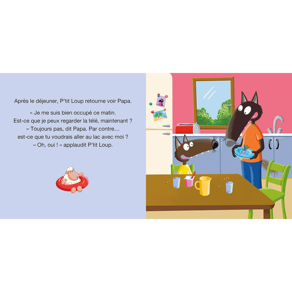 P tit loup passe une journée sans écran