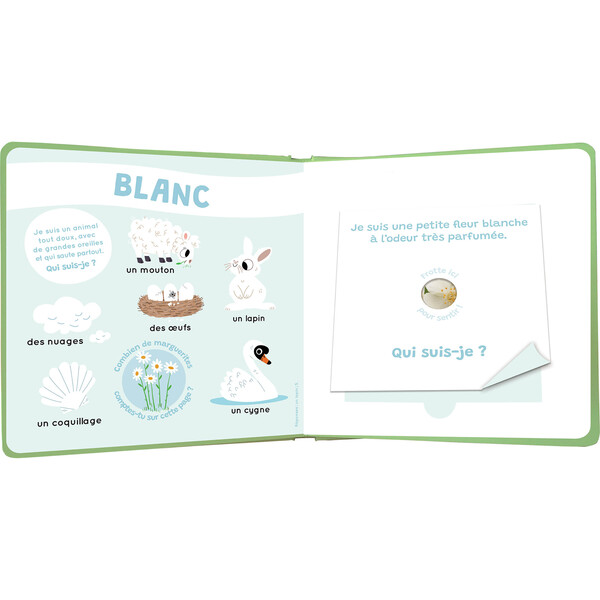 Mon livre des odeurs et des couleurs - La nature