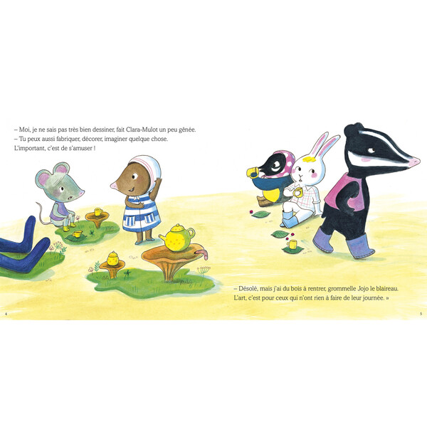 Petite taupe et l exposition de la forêt