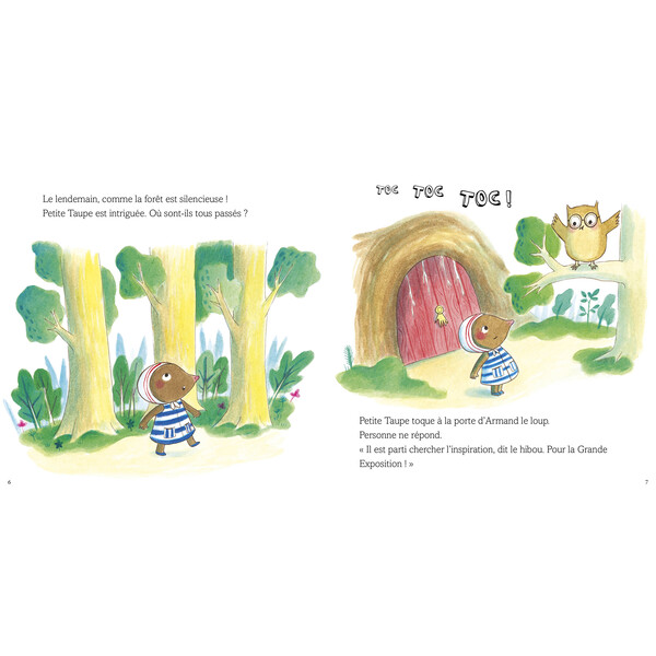 Petite taupe et l exposition de la forêt