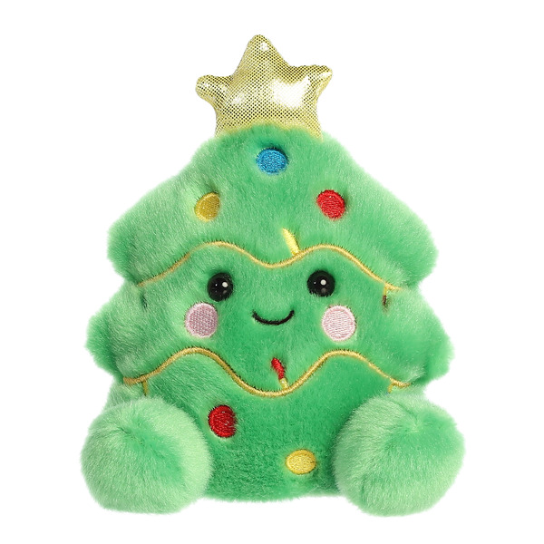 Mini peluche sapin de Noël 10 cm