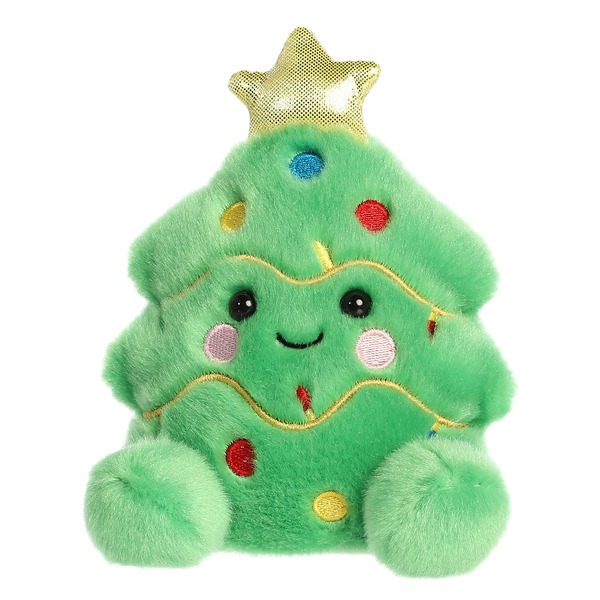 Mini peluche sapin de Noël 10 cm