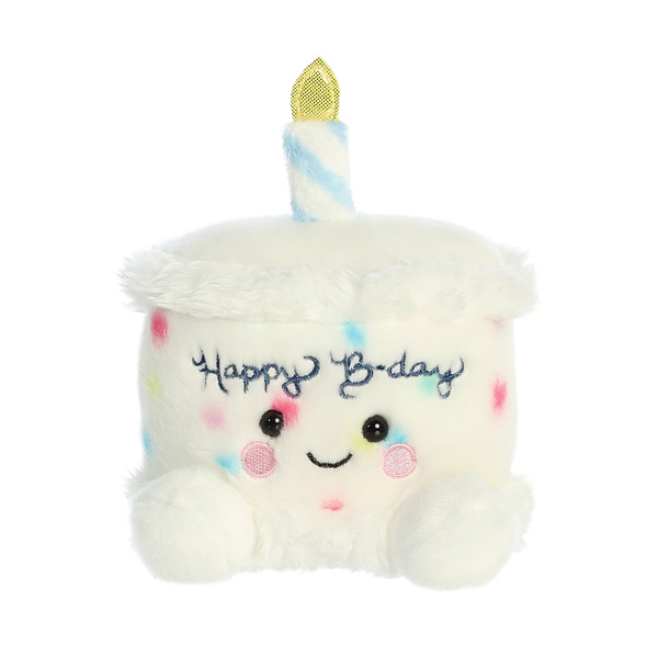 Mini peluche gâteau d anniversaire 10 cm