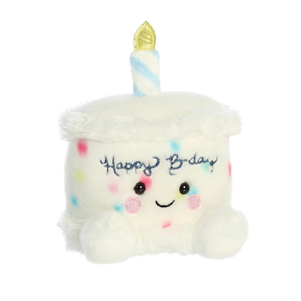 Mini peluche gâteau d anniversaire 10 cm