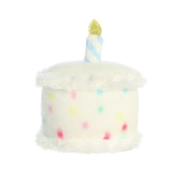 Mini peluche gâteau d anniversaire 10 cm