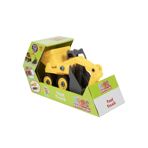 Véhicule de chantier à construire pour enfants