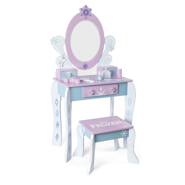 Coiffeuse en bois La Reine des Neiges