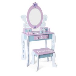 Coiffeuse en bois La Reine des Neiges