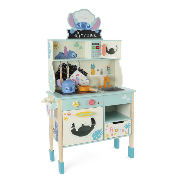 Cuisine en bois Stitch – Cuisine Aloha avec lumières et sons