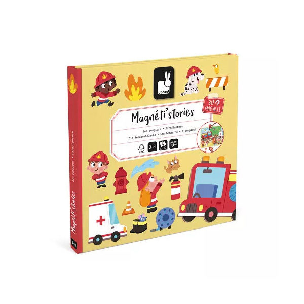 Jeux éducatifs - Magnéti stories les Pompiers
