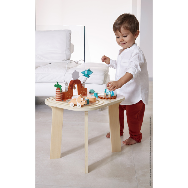 Table d activités Dino en bois