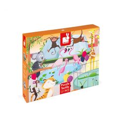 Puzzle Tactile – Une Journée au Zoo 20pcs