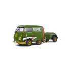 Miniature Solido 1/18 - VW Kool Kombi Army Fighter 1950 - Neuve En Boîte
