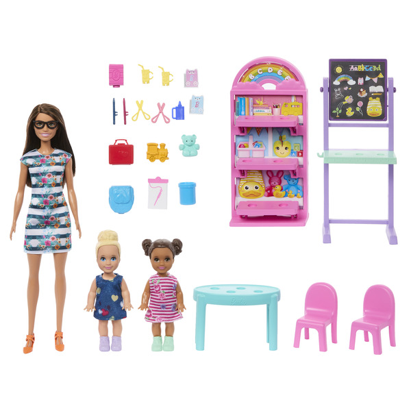 Poupée Barbie coffret maîtresse d école et accessoires