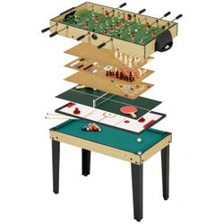 Table multi-jeux 10 en 1