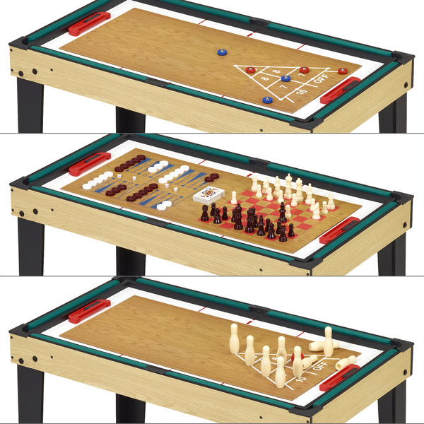 Table multi-jeux 10 en 1