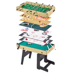 Table multi-jeux 16 en 1 pliable