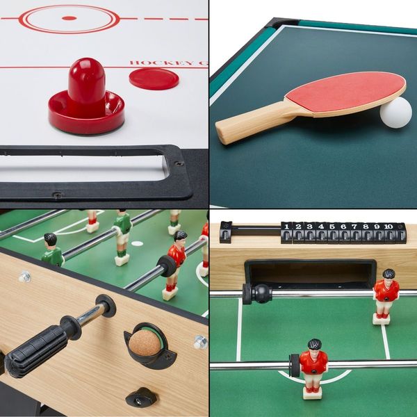 Table multi-jeux 16 en 1 pliable