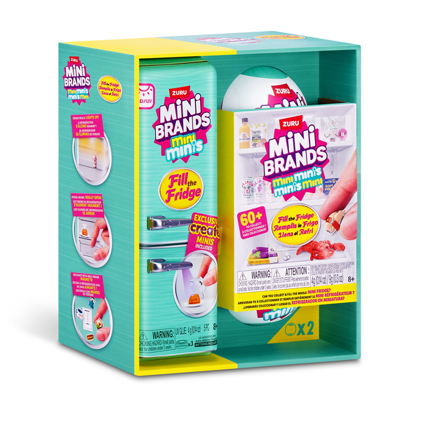 Mini Brands Fill The Fridge - Frigo avec miniatures