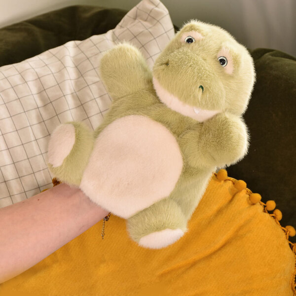 Podcolle -  Marionnette Crocodile Vert  - 24 cm