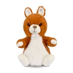 Les Doux Stretch – Peluche Ecureuil marron roux – 20 cm