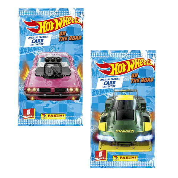 Cartes Panini Hot Wheels Trading Cards - 3 pochettes