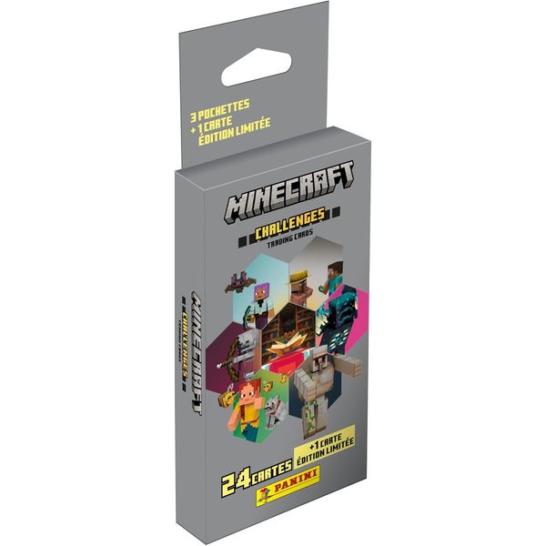 Cartes Panini Minecraft Trading Cards - 3 pochettes