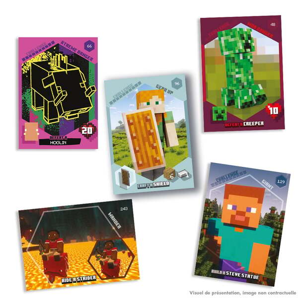 Cartes Panini Minecraft Trading Cards - 3 pochettes