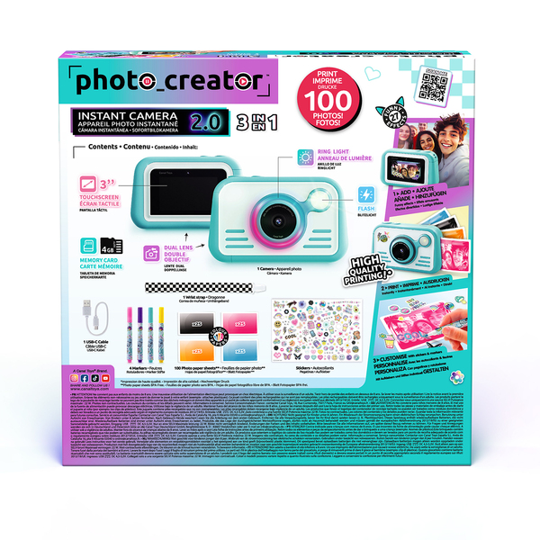 Appareil photo instantané Photo Creator 2.0