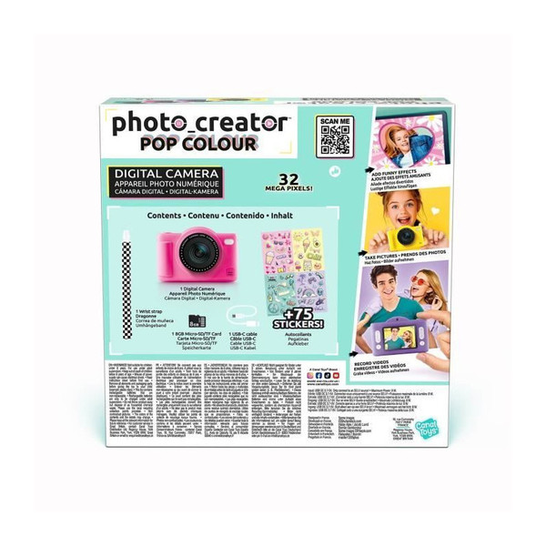 Appareil photo creator Pop Colour - rose