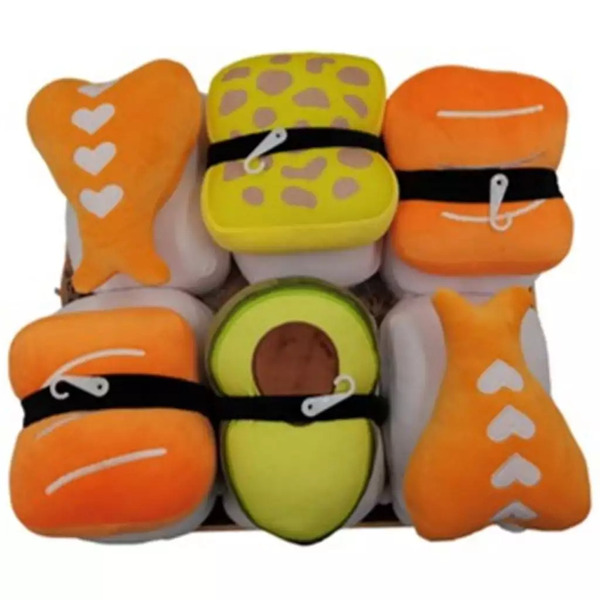 Peluche nigiri sushi kawaii 20cm (modèle aléatoire)