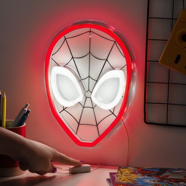 Lampe néon murale Spider-Man