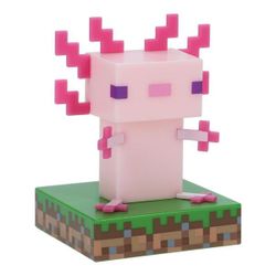Lampe veilleuse Minecraft axolotl