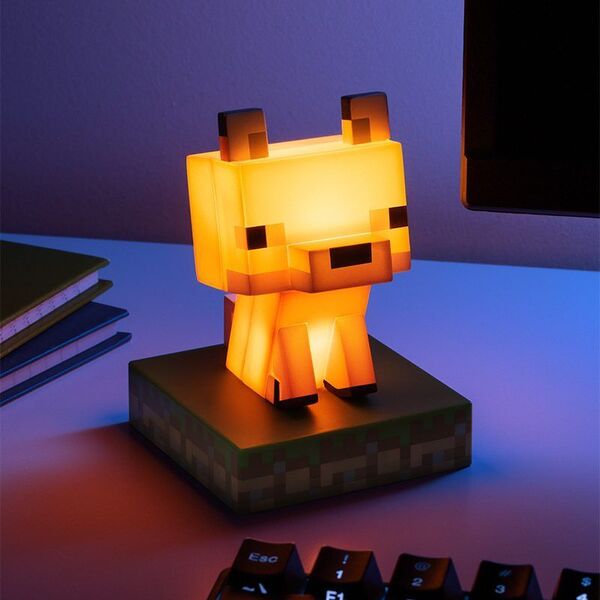 Lampe veilleuse Minecraft renard