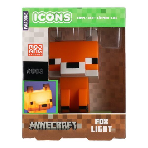 Lampe veilleuse Minecraft renard