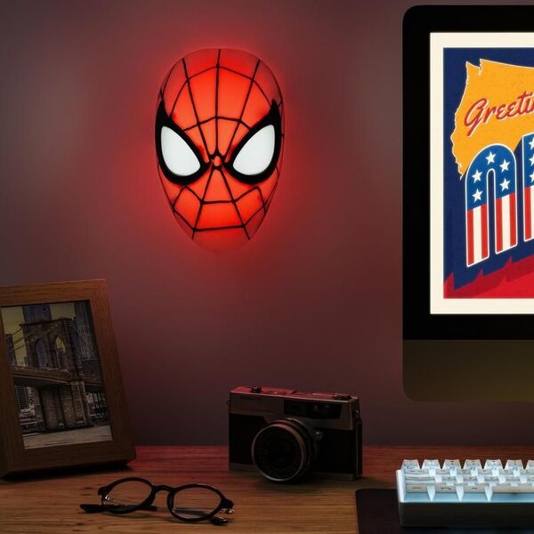 Lampe masque Spider-Man