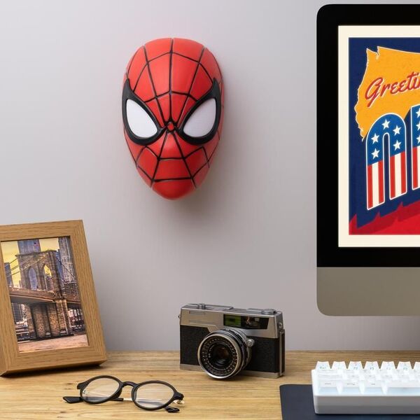Lampe masque Spider-Man