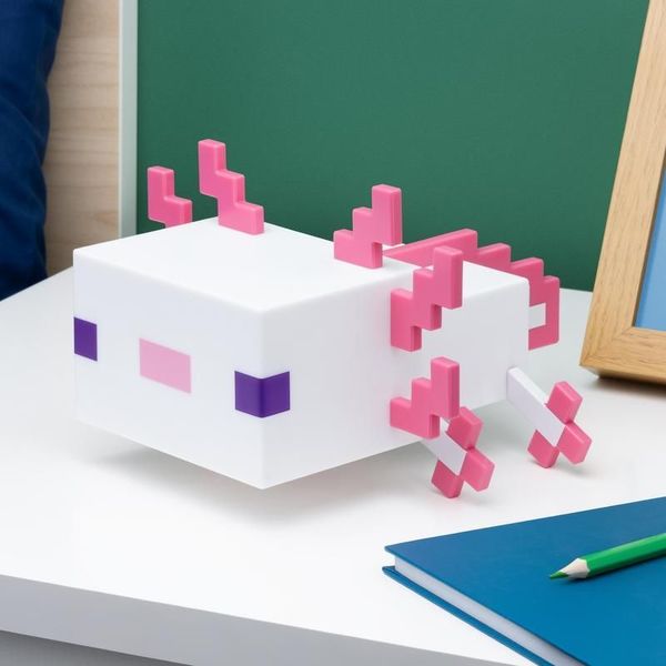 Lampe Minecraft Axolotl