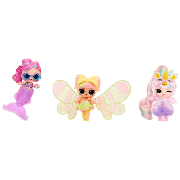 Coffret L.O.L. Surprise! 3 poupées sirène, fée et licorne