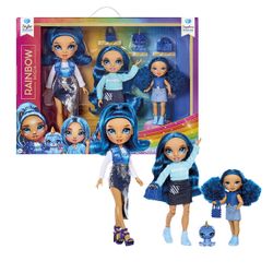 Coffret 3 poupées Rainbow High - Les sœurs Bradshaw