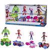 Spidey et ses Amis – Pack 4 Véhicules et Figurines