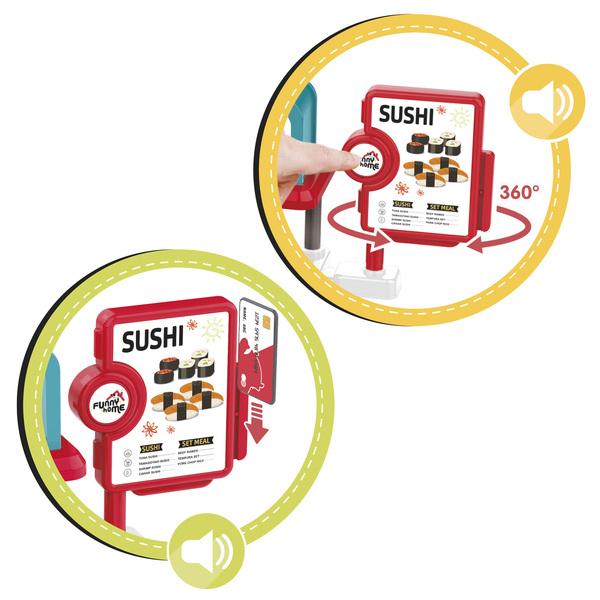 Sushi Shop avec sons et 66 accessoires